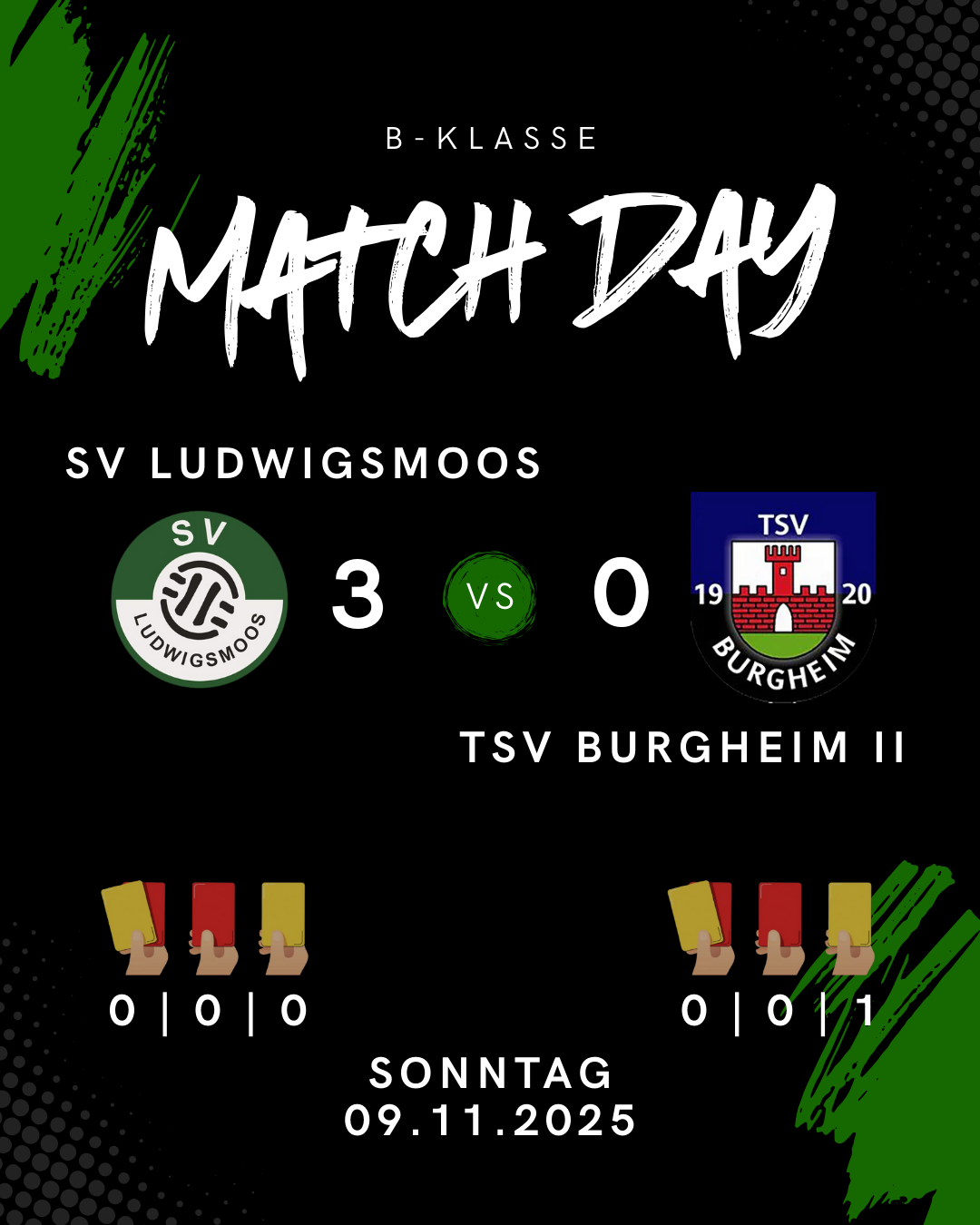 Bild Endergebnis, SVL gegen Burgheim 2